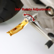 For SV650 X RETRO CAFE RACER 18-19 SHINOBI Front Foot Pegs 40mm Lower Gold