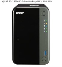 QNAP TS-253D-4G 2-Bay Desktop NAS, 4GB RAM