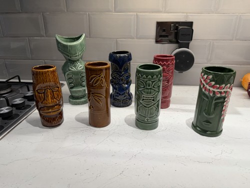 Tiki bar glasses - bar,