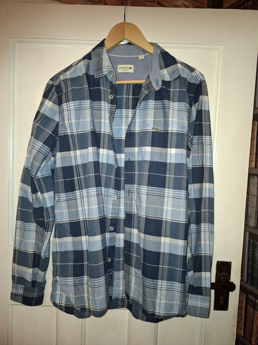 Lacoste blue check - lacoste,