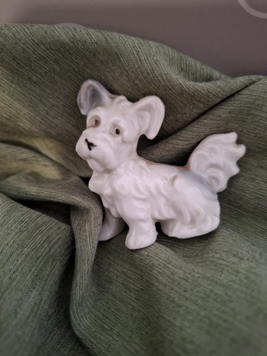 Miniature porcelain terrier - porcelain,