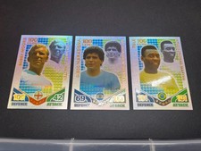 Topps Match Attax World Cup 2010 Pele, Maradona & Bobby Moore (202)