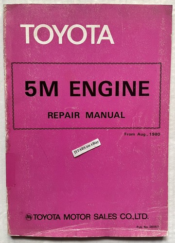 August 1980 toyota engine - august,