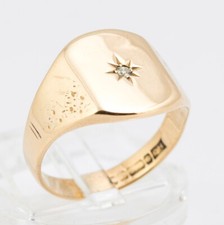 Vintage 9ct yellow - 9ct, solid