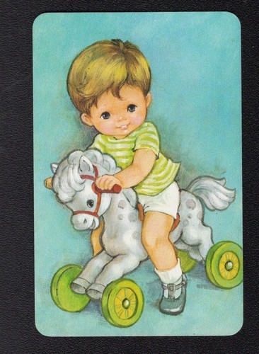 Vintage swap card young - 70's,