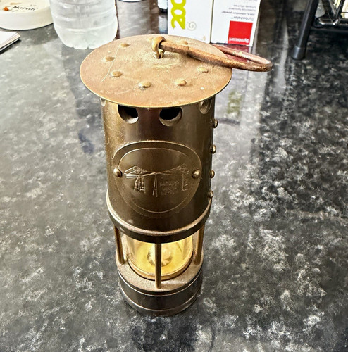 Brass miners lantern - brass,