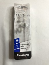 panasonic ergofit headphones RP-HJE125 white wired 3.5mm stereo plug fitting