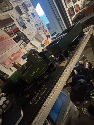 Vintage live steam tank - 0-4-0,