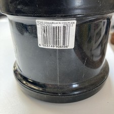 FloPlast 110mm Coupler Soil Pipe Double Socket Black