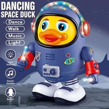 Electric Singing Dancing Flashing Astronaut Space Duck Pet Fun Toy~Xmas Gift~