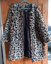 Leopard Skin Print Faux Fur