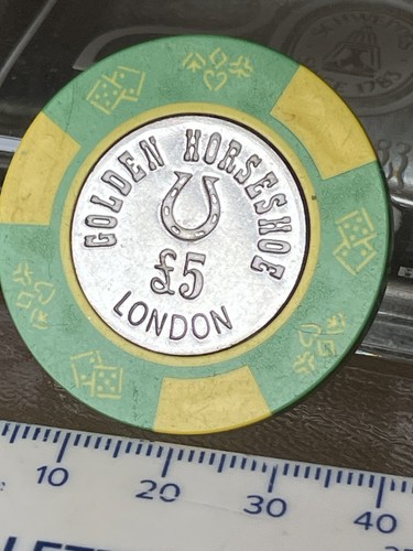 Vintage casino metal token 5 - metal,