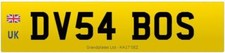 DV PRIVATE NUMBER PLATE DV54