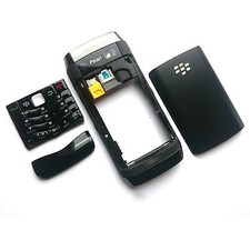 Blackberry 9105 Pearl fascia housing+keypad+battery cover+camera glass Genuine
