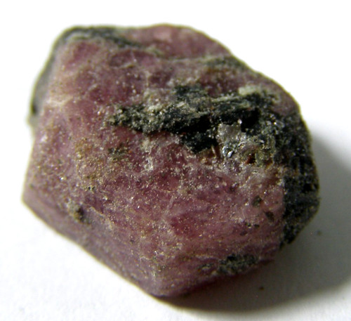 Natural hexagonal ruby - ruby, crystal