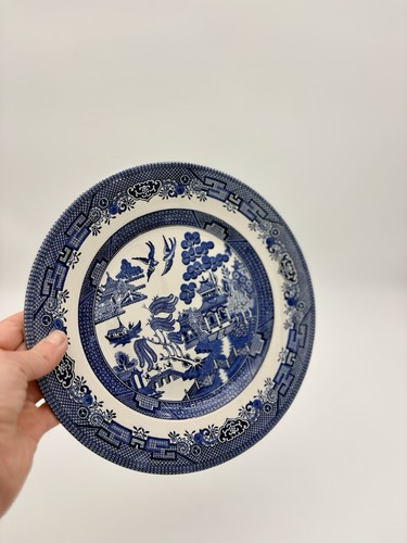 Vintage ringtons blue willow - vintage,