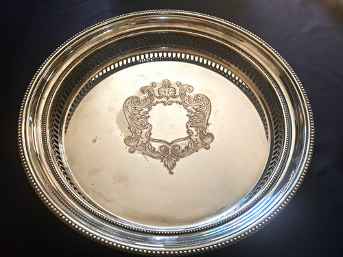 Silver plated galleried - plated,