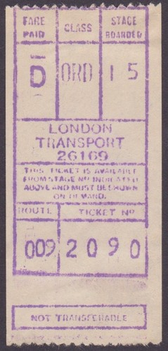 London transport 1969 paper - london,