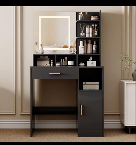 Makeup vanity desk with - vanity,