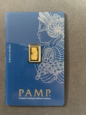 1 Gram Gold Bar - PAMP Fortuna