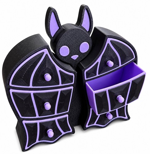Vampire bat black pastel - pastel, lilac