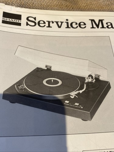 1144h sharp turntable - rp-1144h,