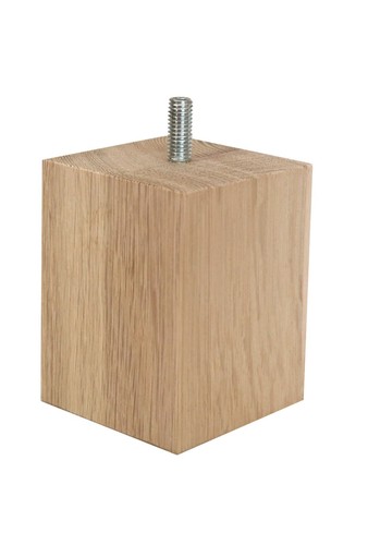 Solid square cube - solid, wooden
