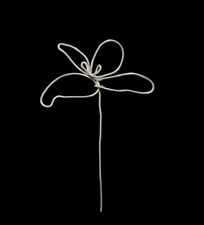 Wire Flower Wall Art
