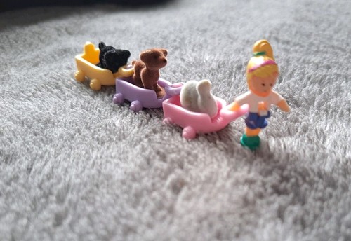 Vintage polly pocket - pocket, bluebird