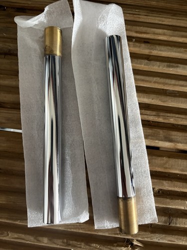 Polished chrome stand pipes - polished,