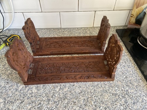 Handcarved indian folding book - folding,