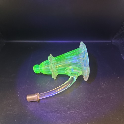 Antique uranium glass - uranium, epergne