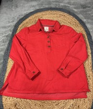 Joules Red Collared Denim Deck