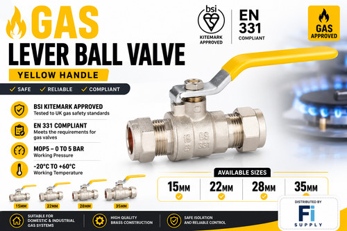 Gas lever ball - ball, 15mm