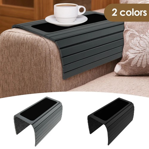 Flexible wooden sofa arm tray - wooden,