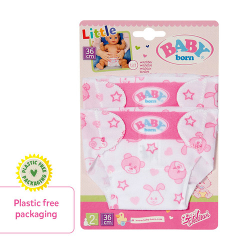 New baby born fabric nappies - fabric,
