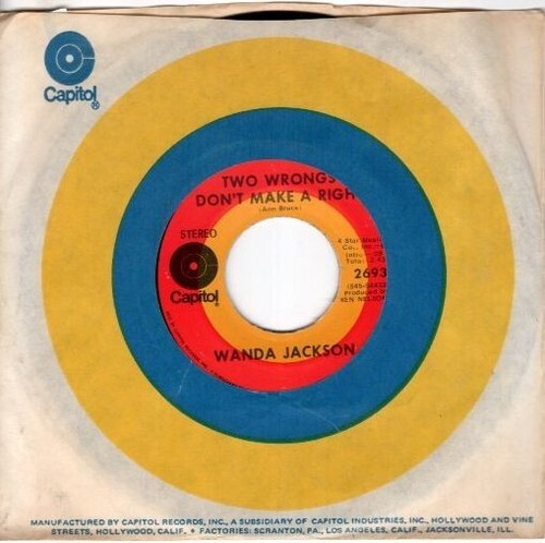 Wanda jackson two wrongs - jackson,
