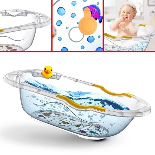 Large transparent baby bath - transparent,