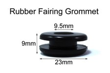 2x Rubber Fairing Grommet Grommets 09320-08018-000 ATV for Suzuki SV650