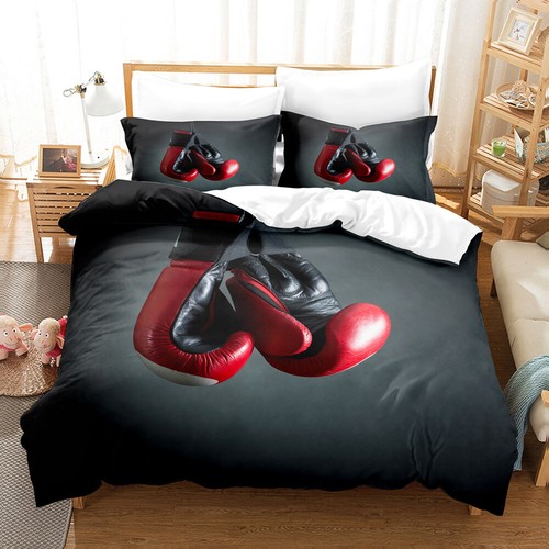 Red boxing gloves - red, quilt