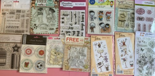 Clear stamp collection various - clear,