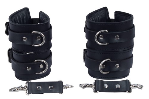 Genuine leather wrist ankle - genuine,