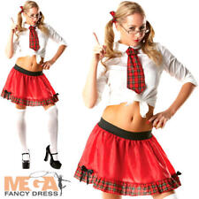 School Girl Tutu Uniform Fancy Dress Costume St Trinians Ladies Accessory New