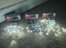3 Boxes of 50 White LED Light Chains