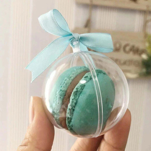 Clear plastic balls christmas - plastic,