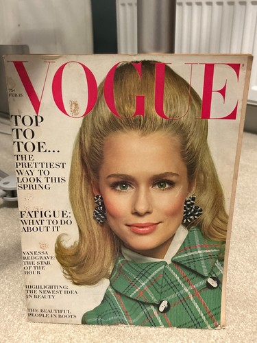 Vintage vogue magazine feb - vintage,
