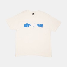 Drama Call Split Logo T-Shirt / Size XL / Mens / White / Cotton