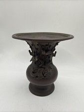 Japanese Bronze Vase. Meiji