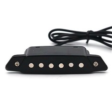New Acoustic Guitar Soundhole Magnetic Pickup Humbucker Passive With Power Jack