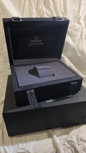 Omega watch box with - watch,